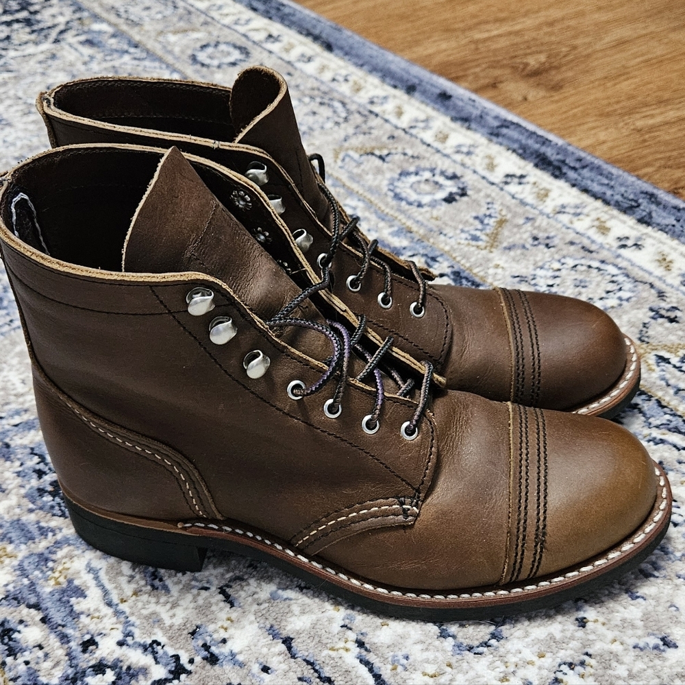 Red Wing Iron Ranger Leather Lace-Up Boots